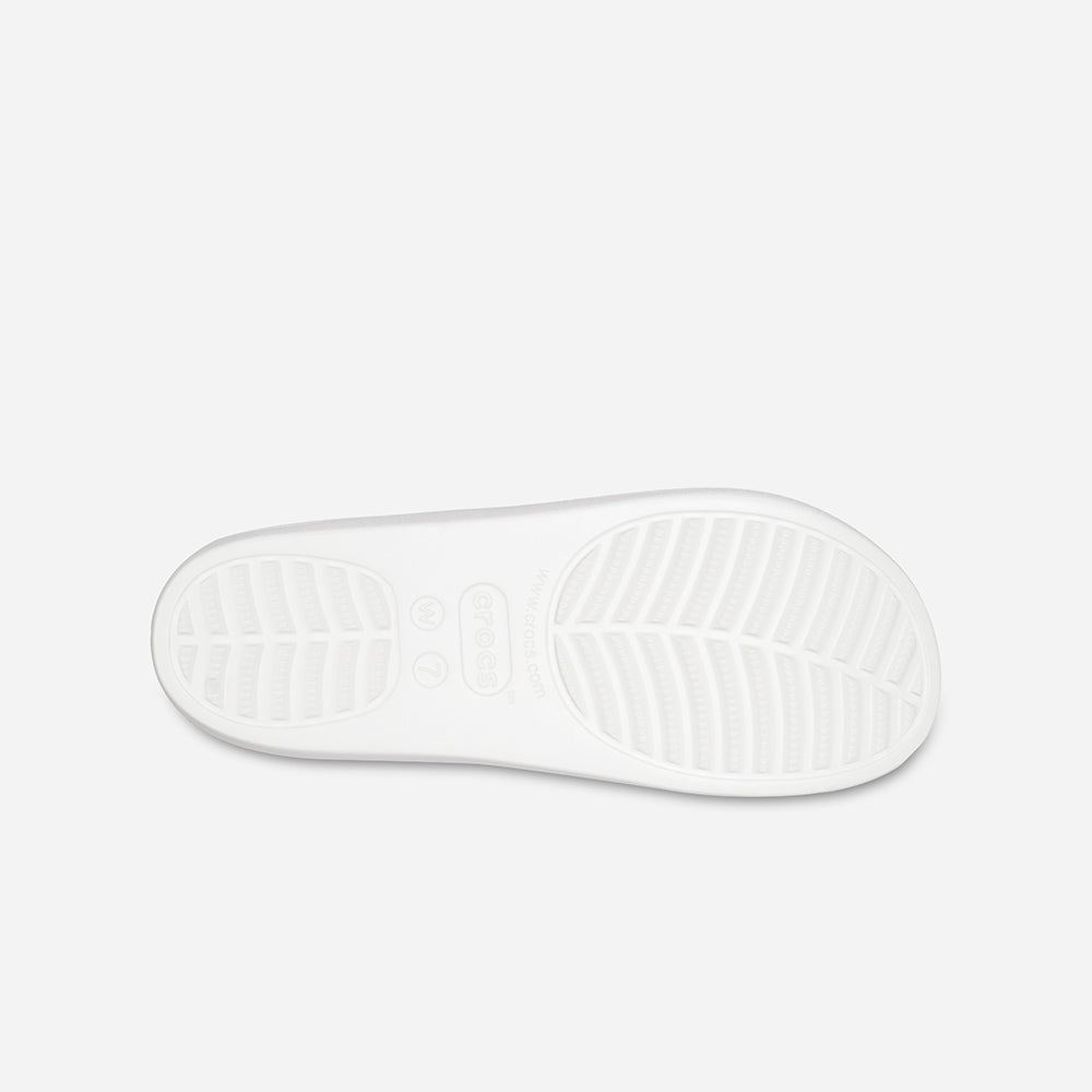 Giày Xăng Đan Nữ Crocs Baya Platform - Trắng - Supersports Vietnam