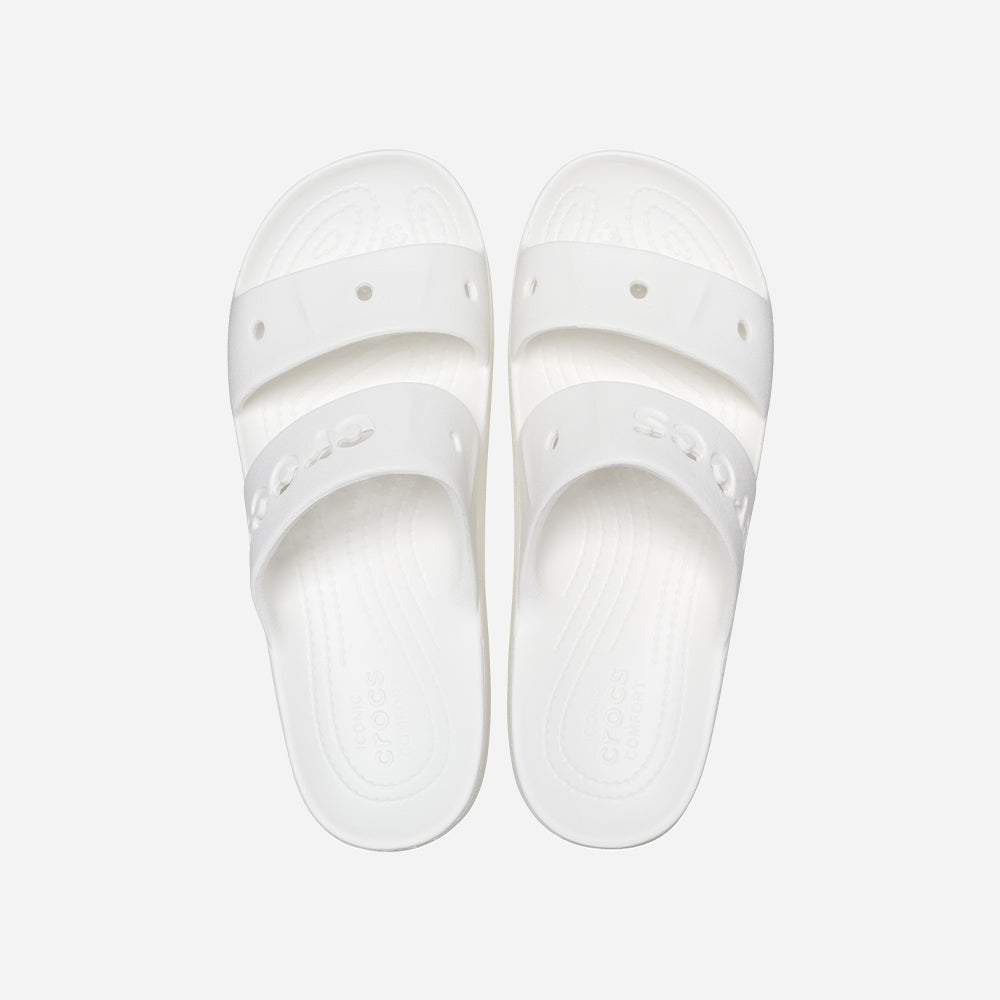 Giày Xăng Đan Nữ Crocs Baya Platform - Trắng - Supersports Vietnam