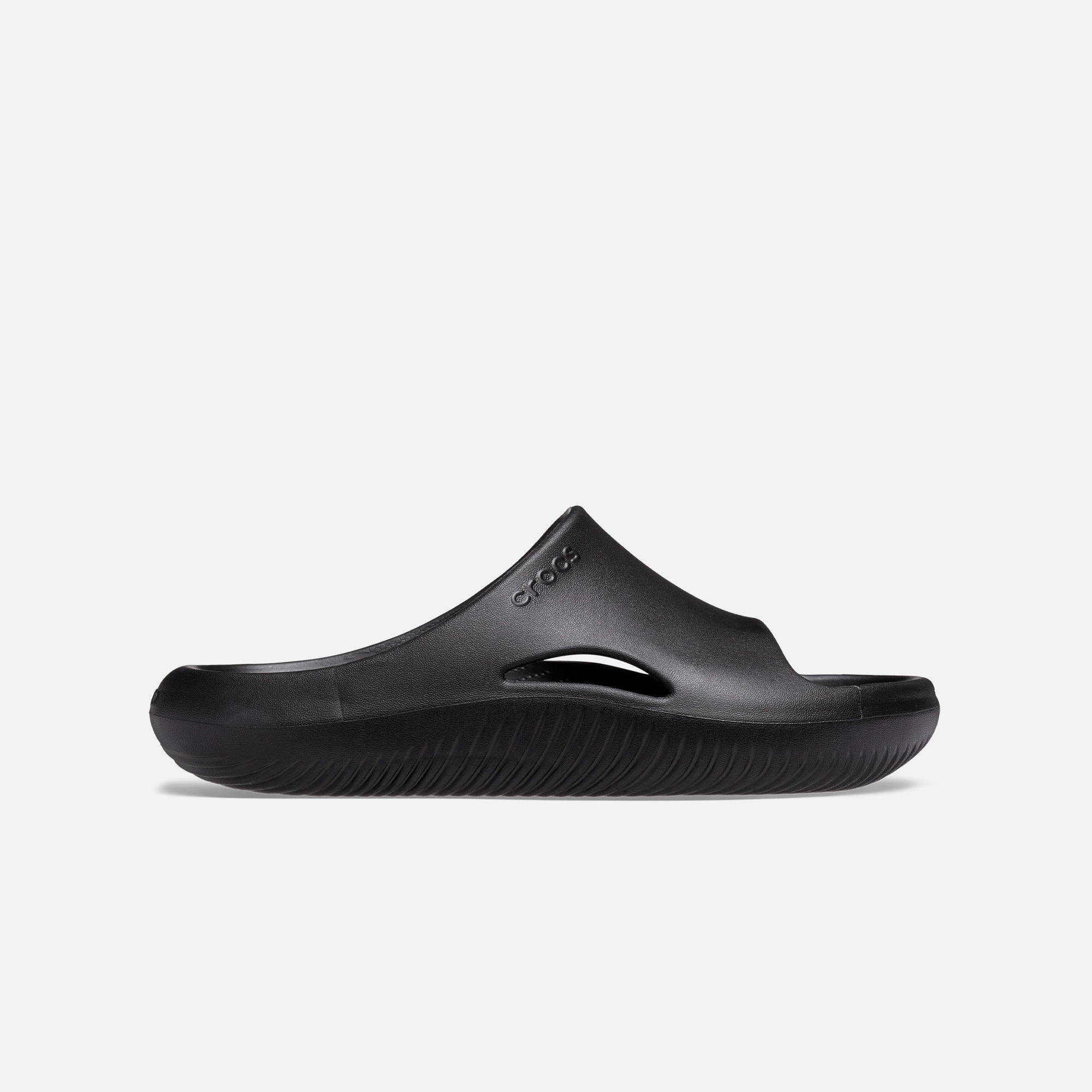 Dép Quai Ngang Unisex Crocs Mellow - Đen - Supersports Vietnam