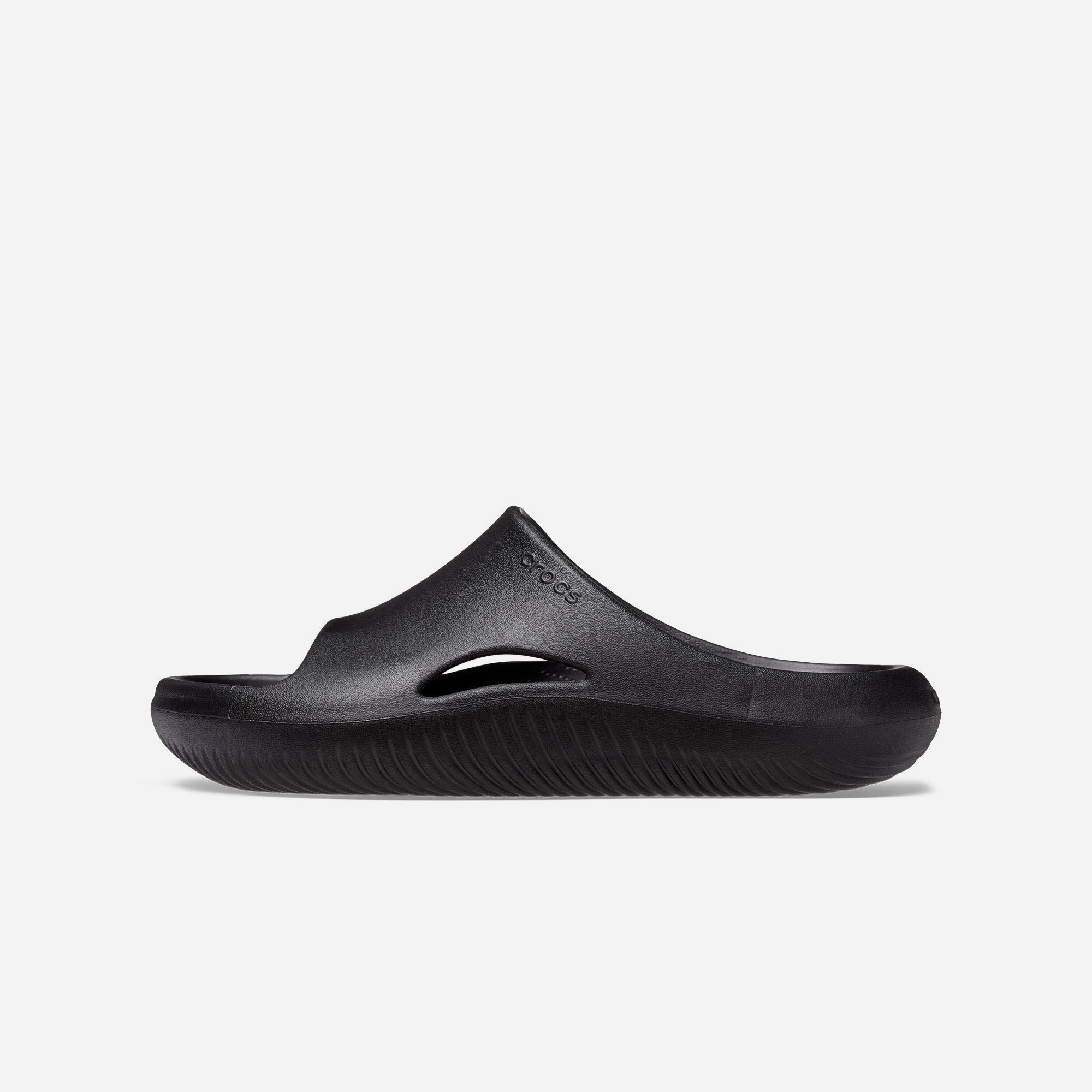 Dép Quai Ngang Unisex Crocs Mellow - Đen - Supersports Vietnam