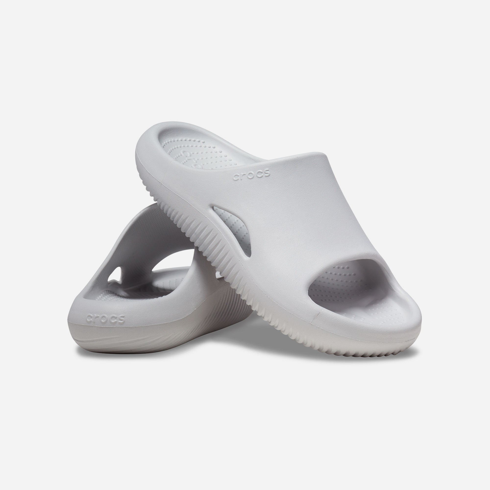 Dép Quai Ngang Unisex Crocs Mellow - Xám - Supersports Vietnam