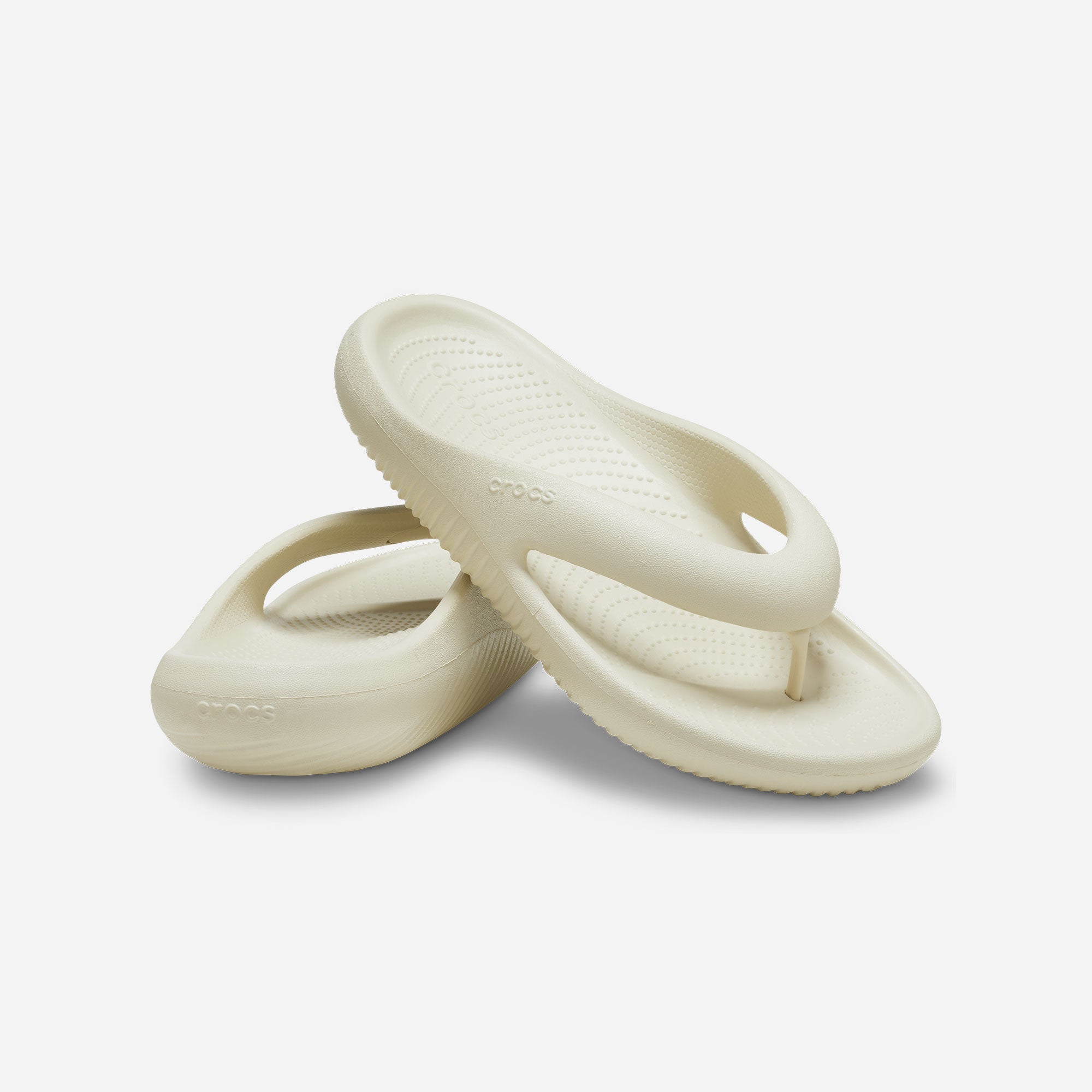 Dép Xỏ Ngón Unisex Crocs Mellow - Be - Supersports Vietnam