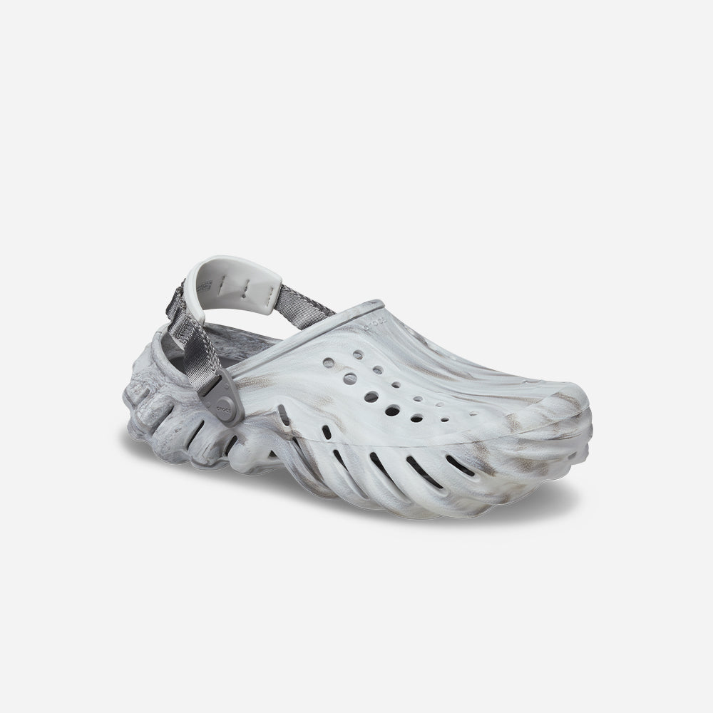 Giày Clog Unisex Crocs Echo - Xám - Supersports Vietnam