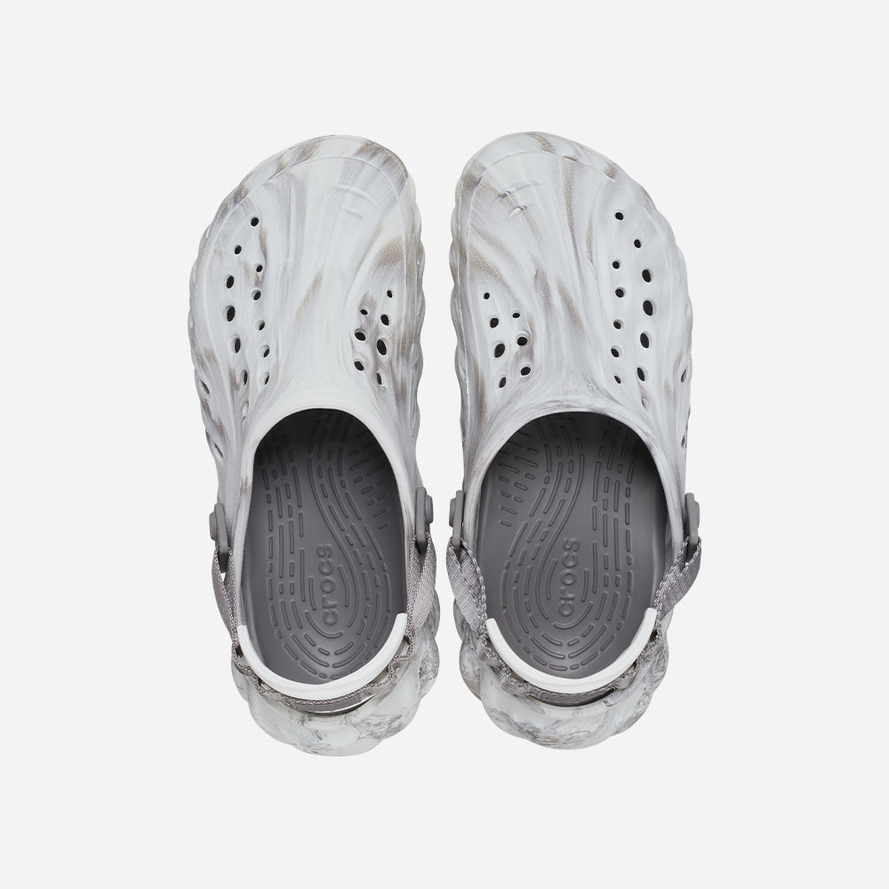 Giày Clog Unisex Crocs Echo - Xám - Supersports Vietnam