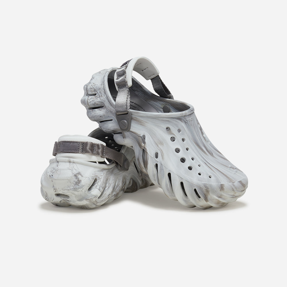 Giày Clog Unisex Crocs Echo - Xám - Supersports Vietnam
