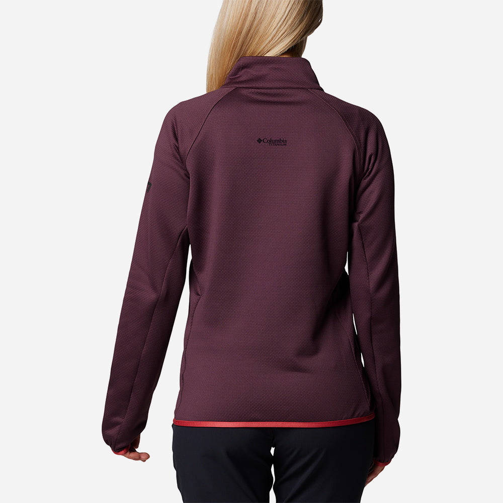 Áo Khoác Nữ Columbia Triple Canyon™ Grid Fleece Fz - Tím - Supersports Vietnam