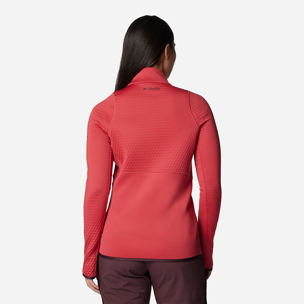 Áo Khoác Nữ Columbia Crystal Leaf™ Omni-Heat™ Helix Fz - Đỏ - Supersports Vietnam