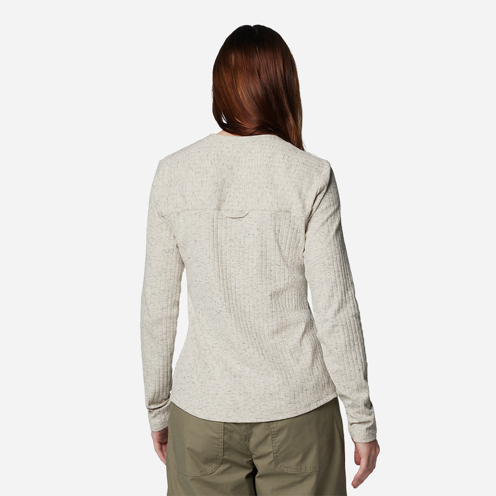 Áo Thun Tay Dài Nữ Columbia Brea Falls™ Henley - Xám - Supersports Vietnam