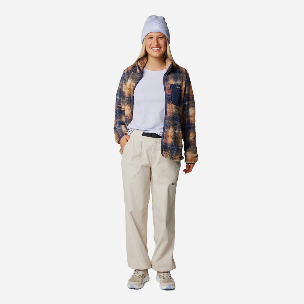 Áo Thun Tay Dài Nữ Columbia Boundless™ Days Knit - Tím - Supersports Vietnam