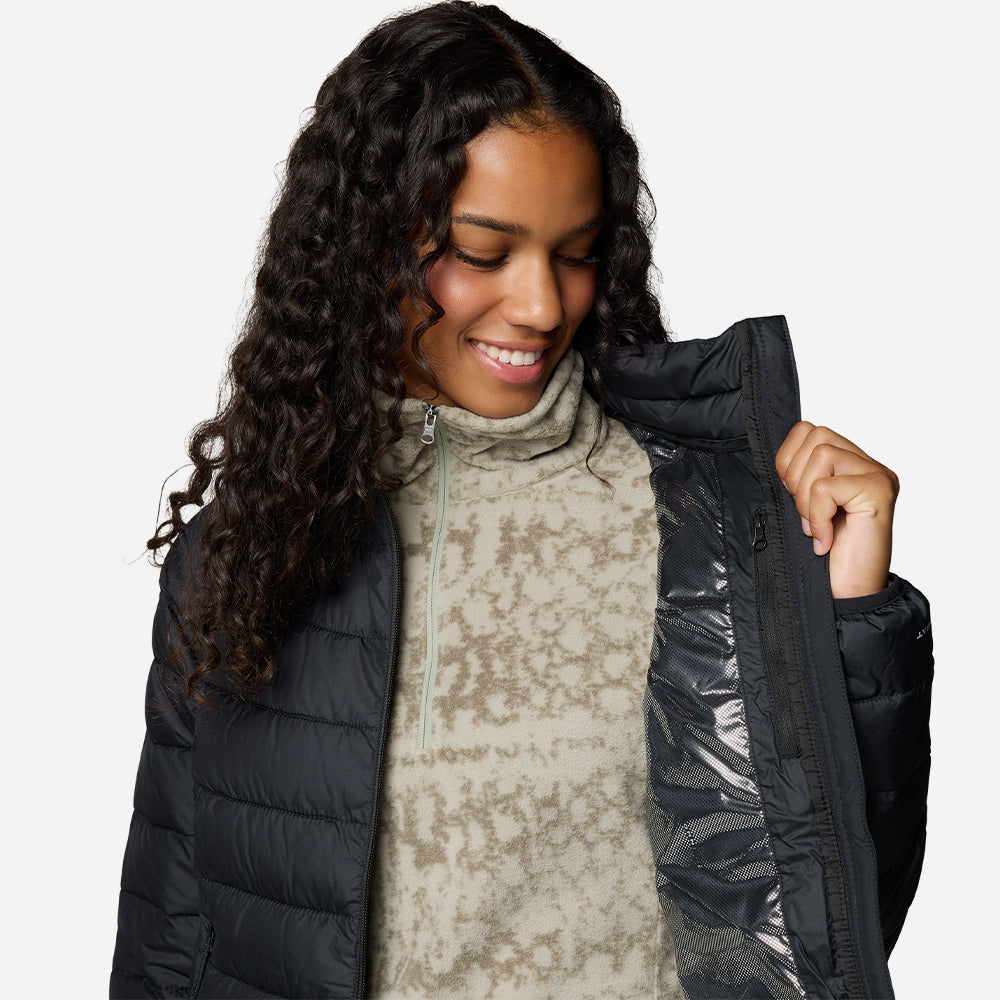 Áo Khoác Nữ Columbia Powder Lite™ Ii Full Zip - Đen - Supersports Vietnam