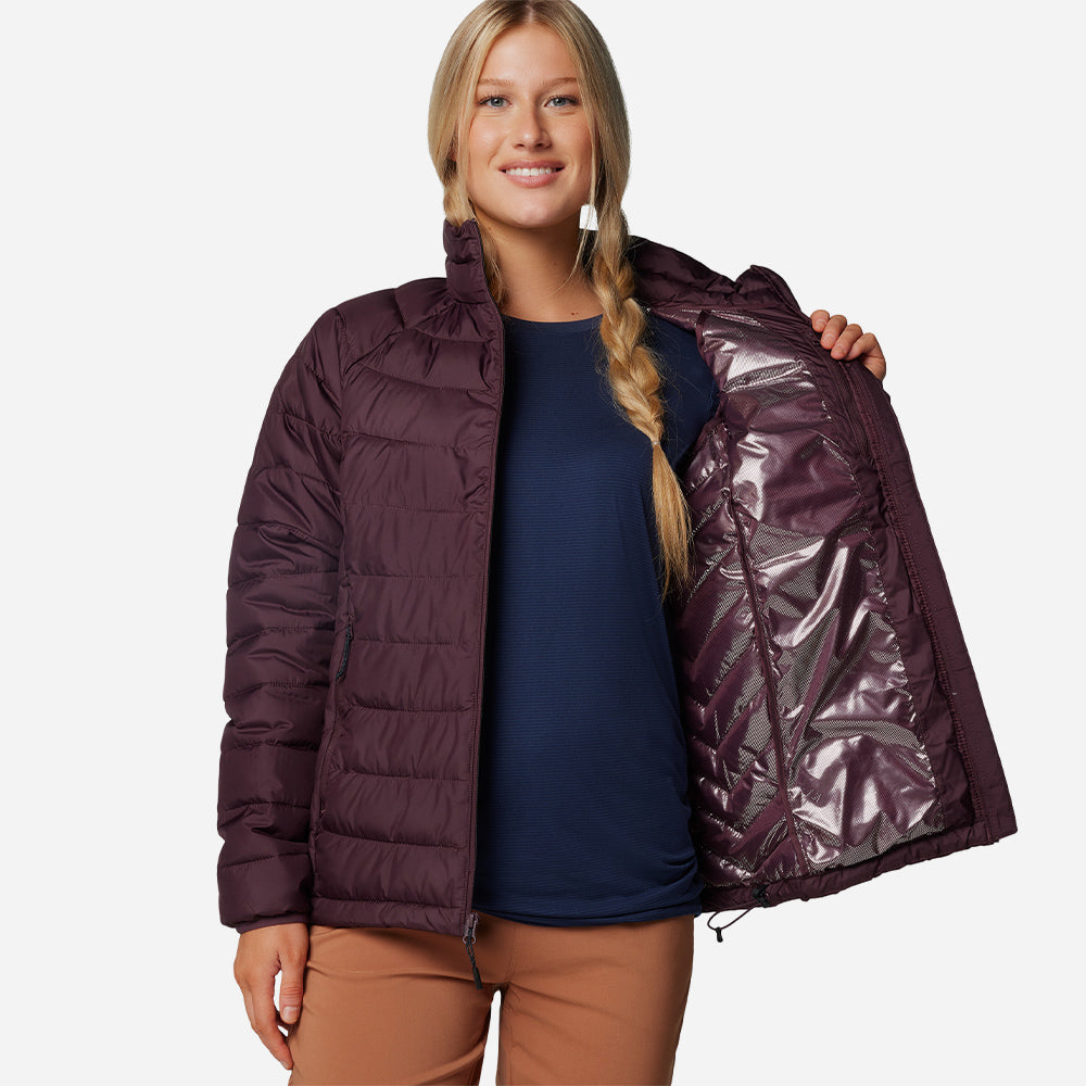 Áo Khoác Nữ Columbia Powder Lite™ Ii Full Zip - Tím - Supersports Vietnam