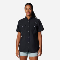 Áo Sơ Mi Ngắn Tay Nữ Columbia Pfg Bahama™ Ii - Đen - Supersports Vietnam