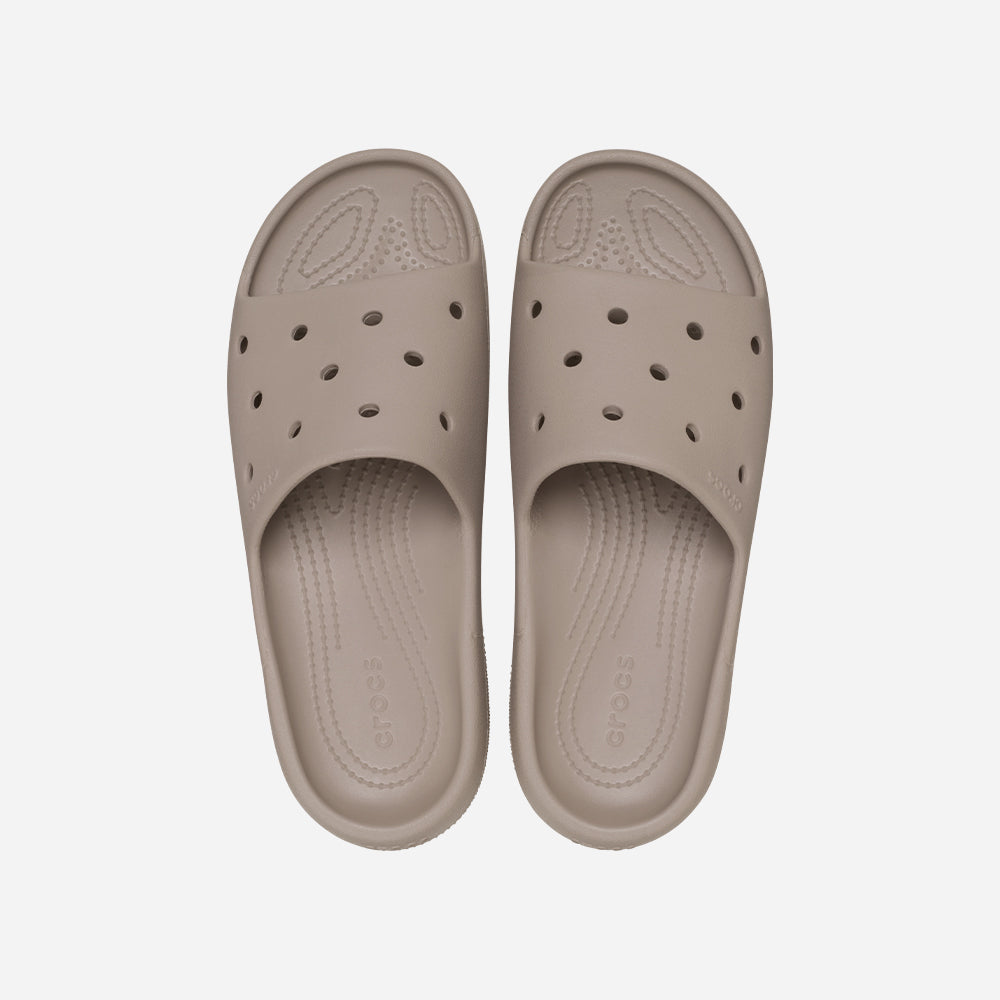 Dép Quai Ngang Unisex Crocs Classic V2 - Nâu - Supersports Vietnam