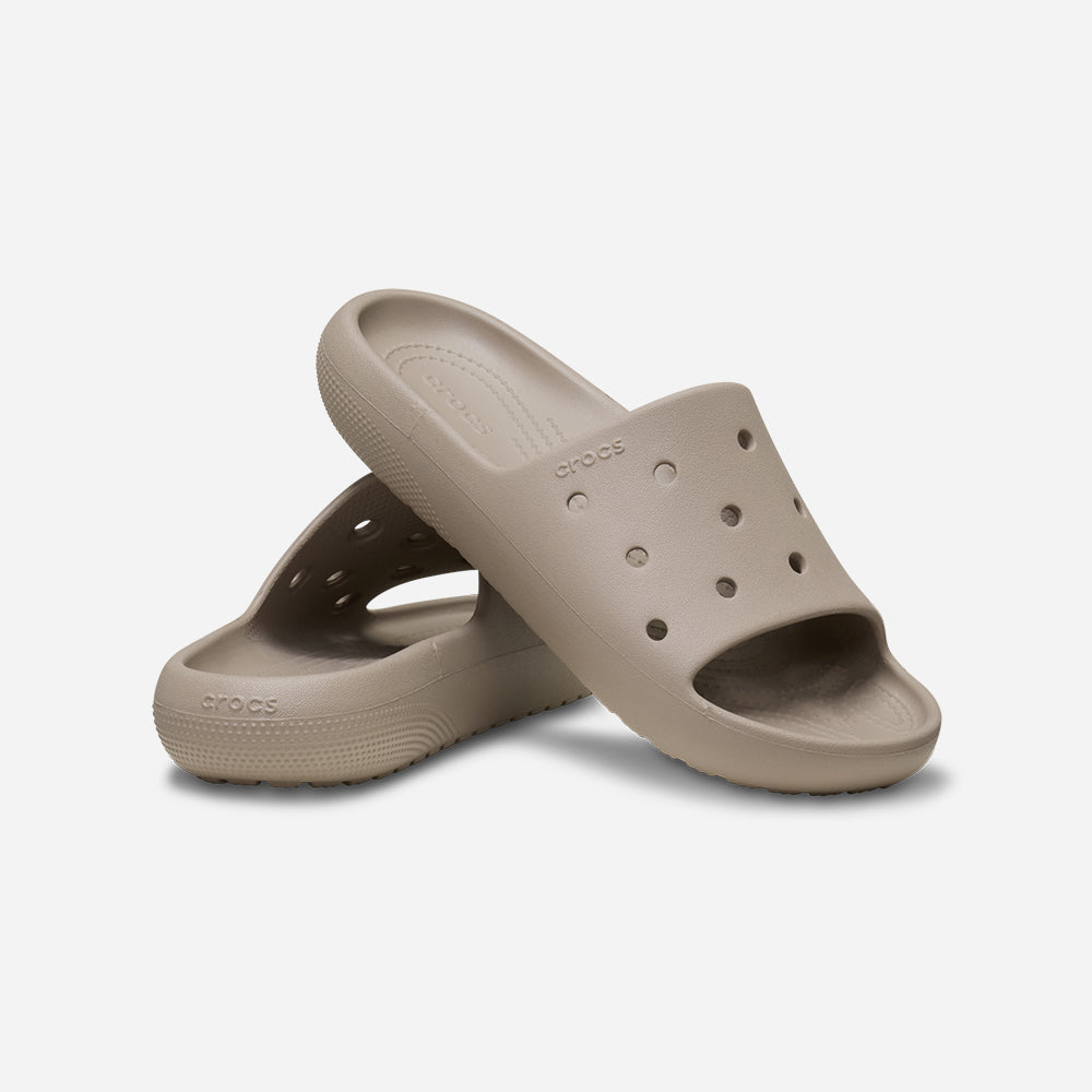 Dép Quai Ngang Unisex Crocs Classic V2 - Nâu - Supersports Vietnam