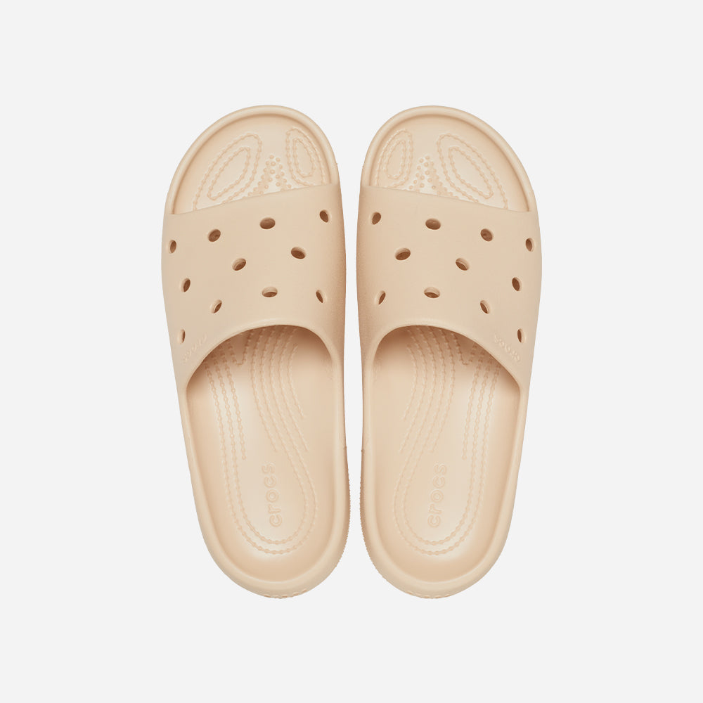 Dép Quai Ngang Unisex Crocs Classic V2 - Be - Supersports Vietnam