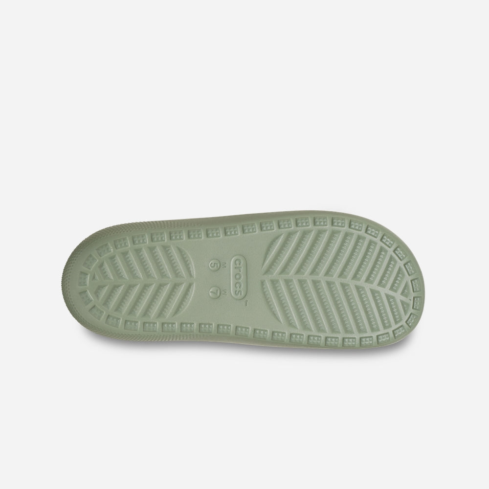 Dép Quai Ngang Unisex Crocs Classic V2 - Xanh Lá - Supersports Vietnam