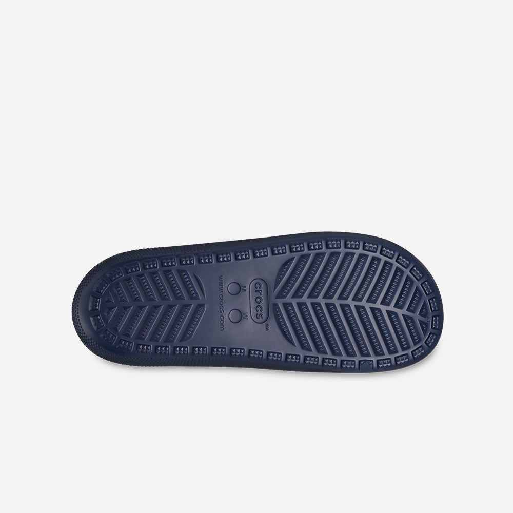 Dép Quai Ngang Unisex Crocs Classic V2 U - Xanh Navy - Supersports Vietnam