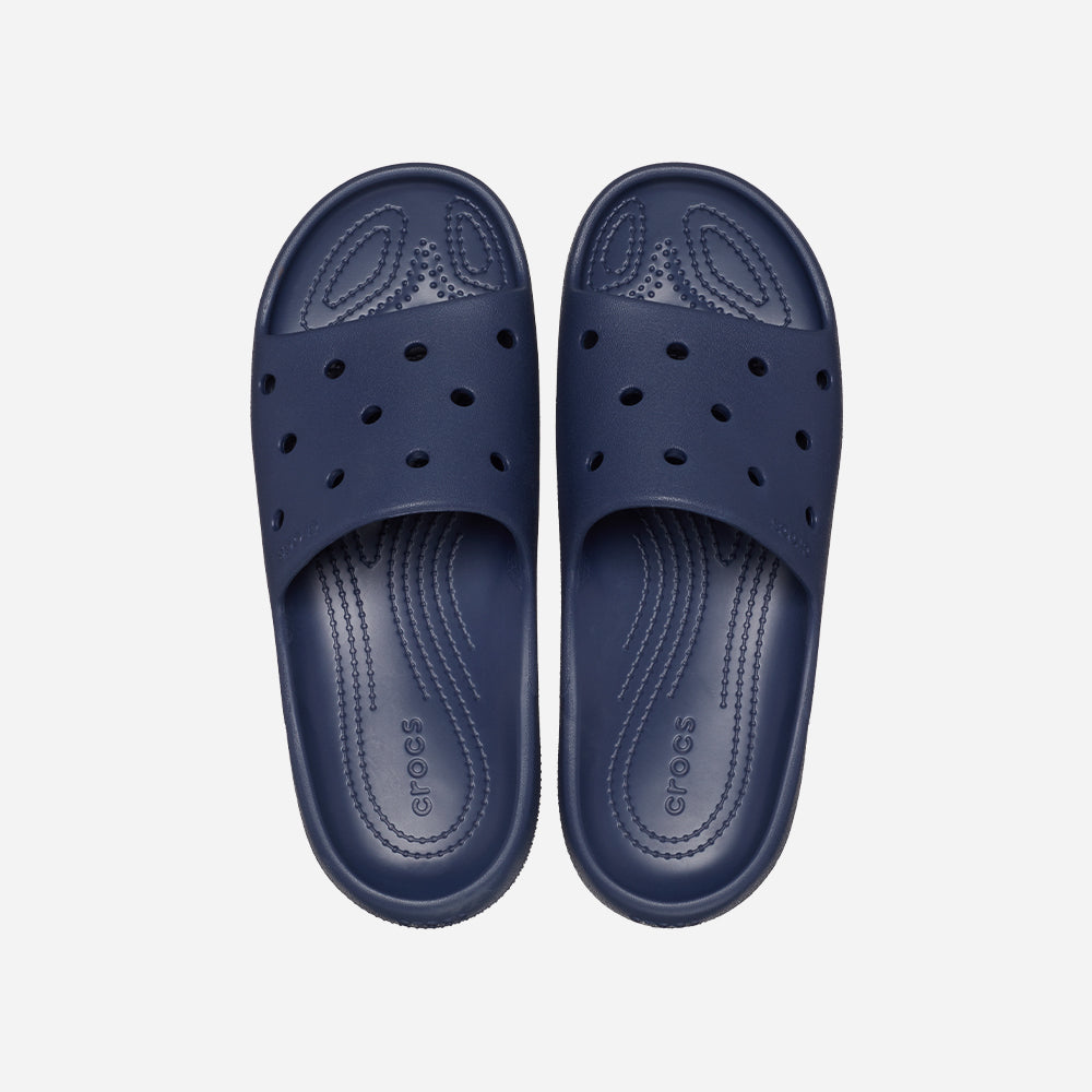Dép Quai Ngang Unisex Crocs Classic V2 U - Xanh Navy - Supersports Vietnam