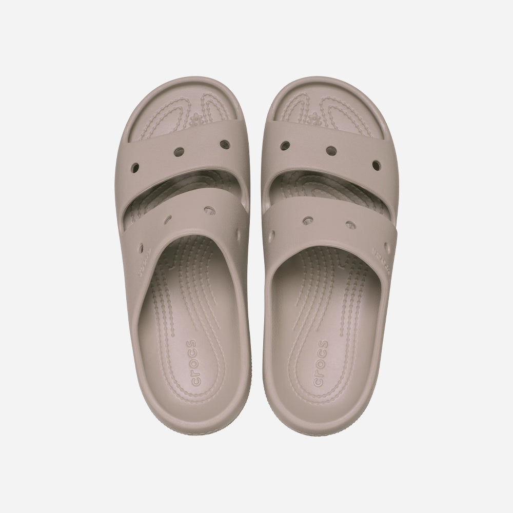 Dép Quai Ngang Unisex Crocs Classic V2 - Nâu - Supersports Vietnam