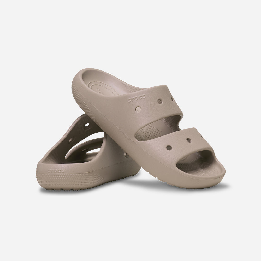 Dép Quai Ngang Unisex Crocs Classic V2 - Nâu - Supersports Vietnam