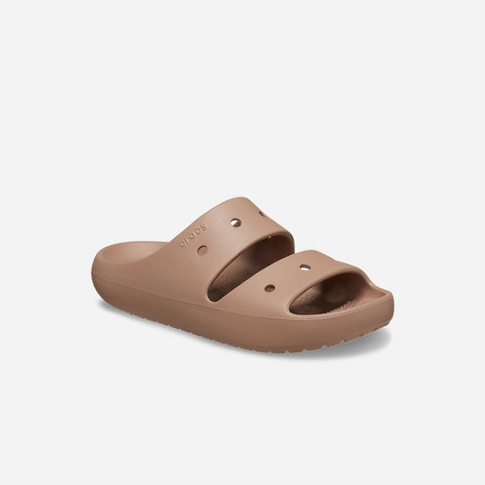 Dép Quai Ngang Unisex Crocs Classic Version 2 - Nâu