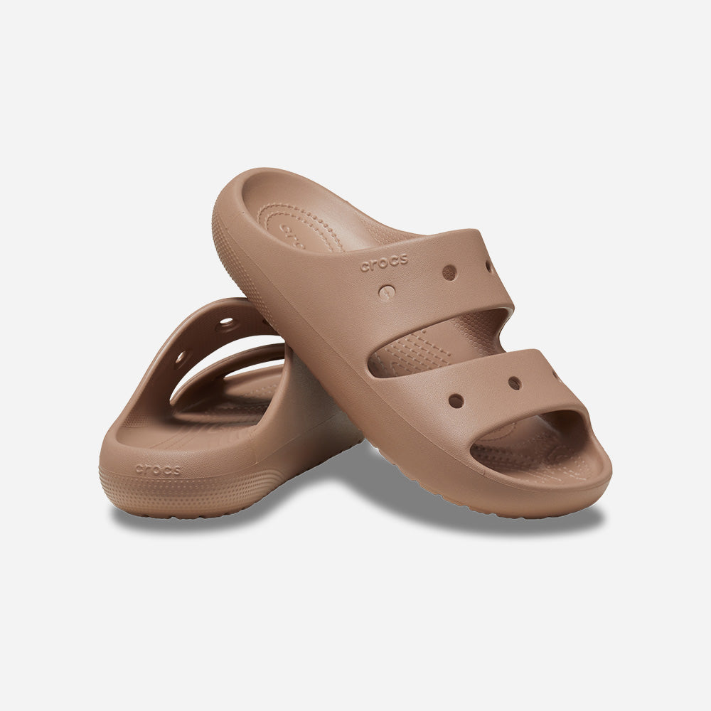 Dép Quai Ngang Unisex Crocs Classic Version 2 - Nâu - Supersports Vietnam