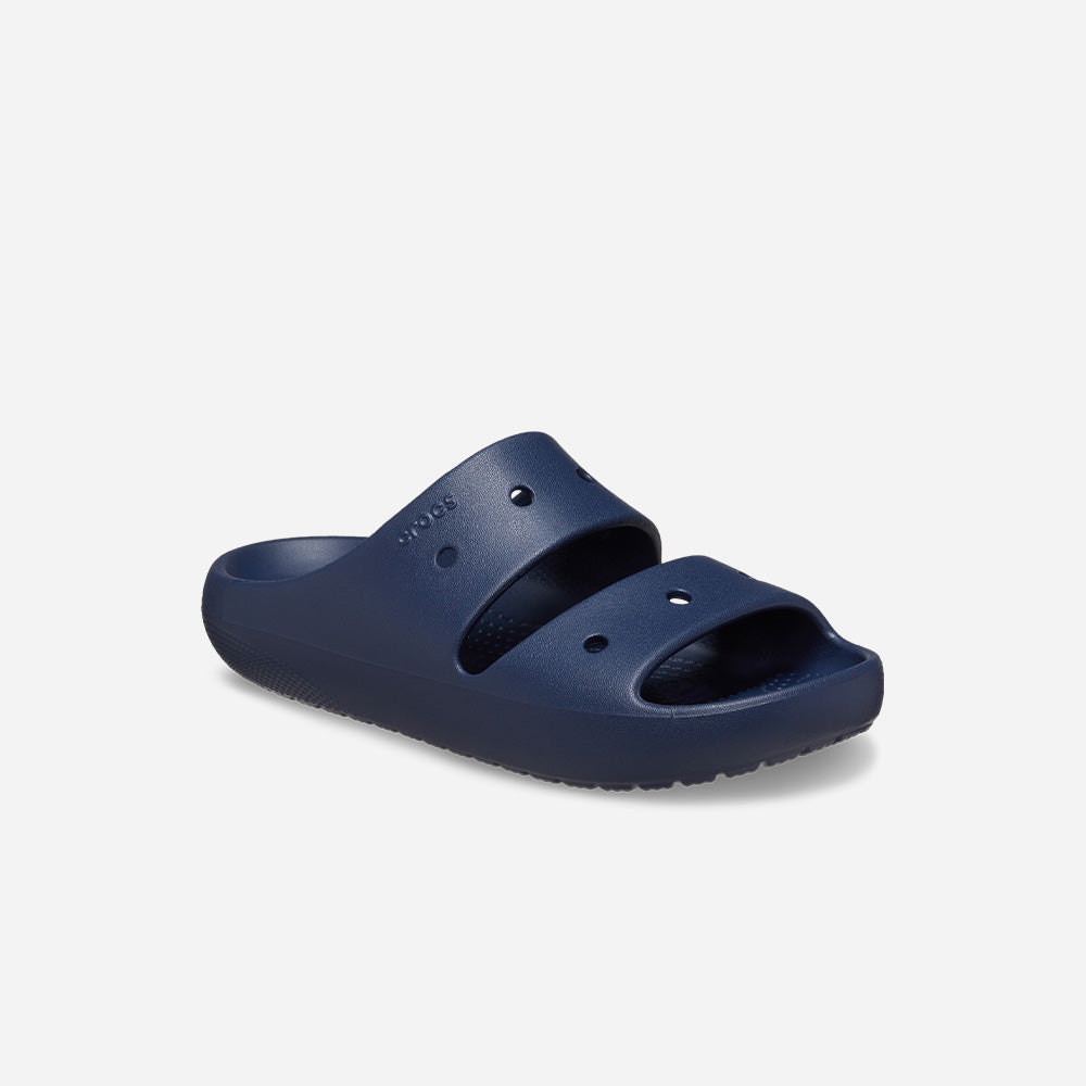 Dép Quai Ngang Unisex Crocs Classic Version 2 - Xanh Navy - Supersports Vietnam