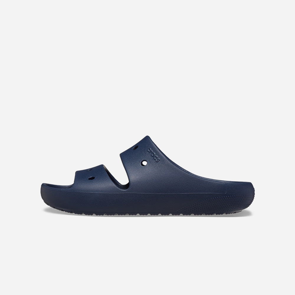 Dép Quai Ngang Unisex Crocs Classic Version 2 - Xanh Navy - Supersports Vietnam