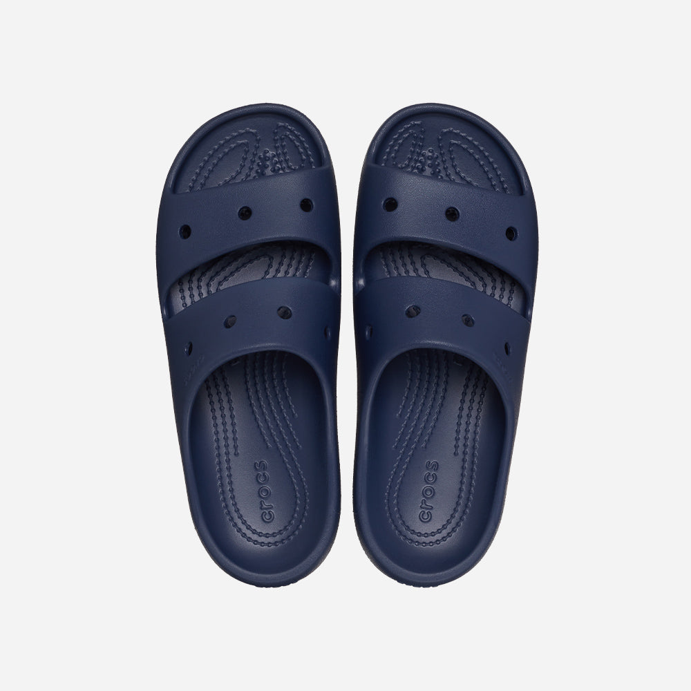 Dép Quai Ngang Unisex Crocs Classic Version 2 - Xanh Navy - Supersports Vietnam