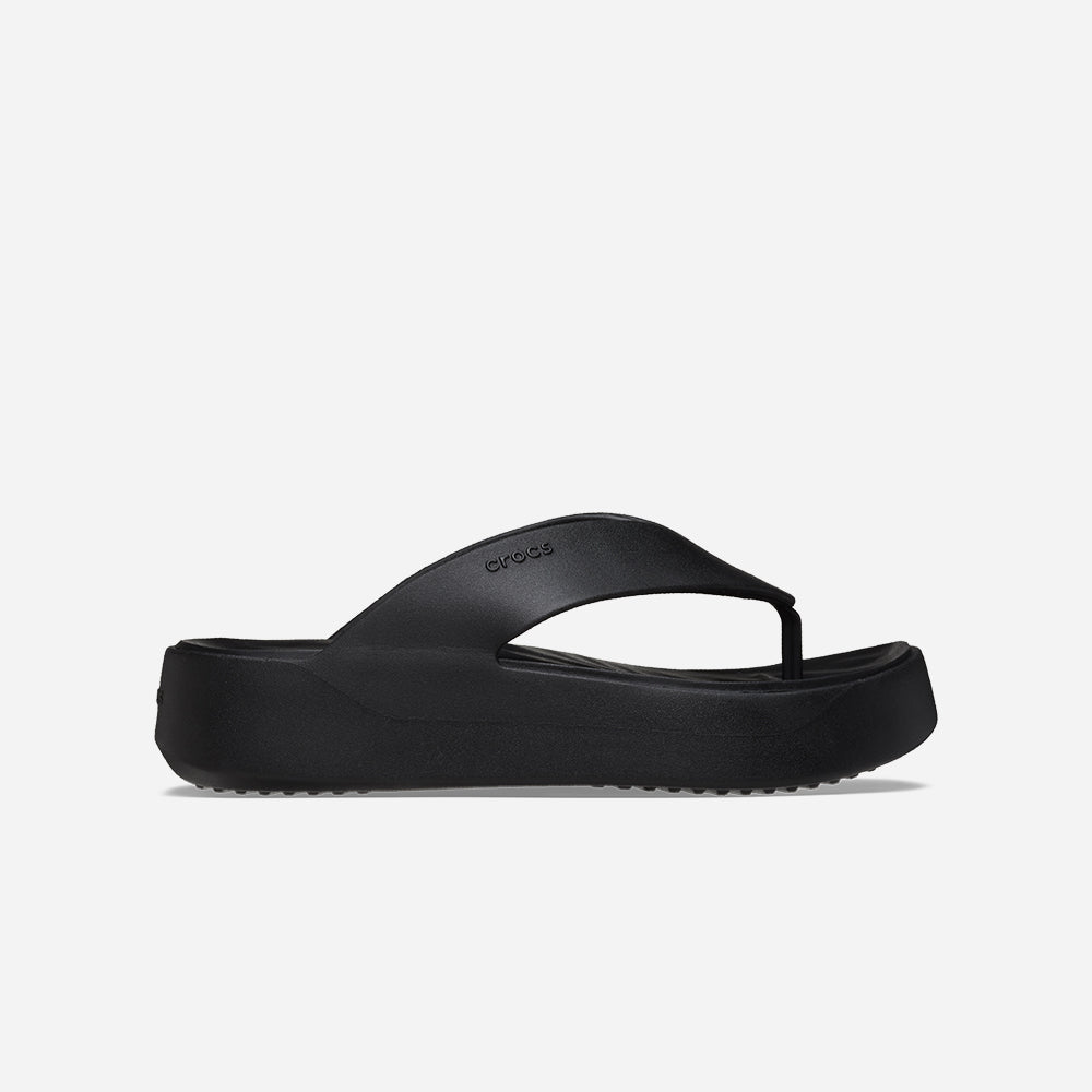 Dép Xỏ Ngón Nữ Crocs Getaway Platform - Đen - Supersports Vietnam