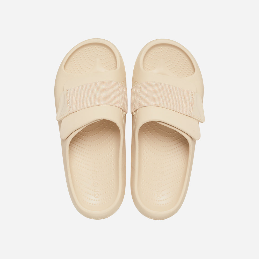 Dép Quai Ngang Unisex Crocs Mellow Luxe Recovery - Be - Supersports Vietnam