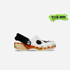 Giày Clog Trẻ Em Crocs Classic Kung Fu Panda - Trắng - Supersports Vietnam