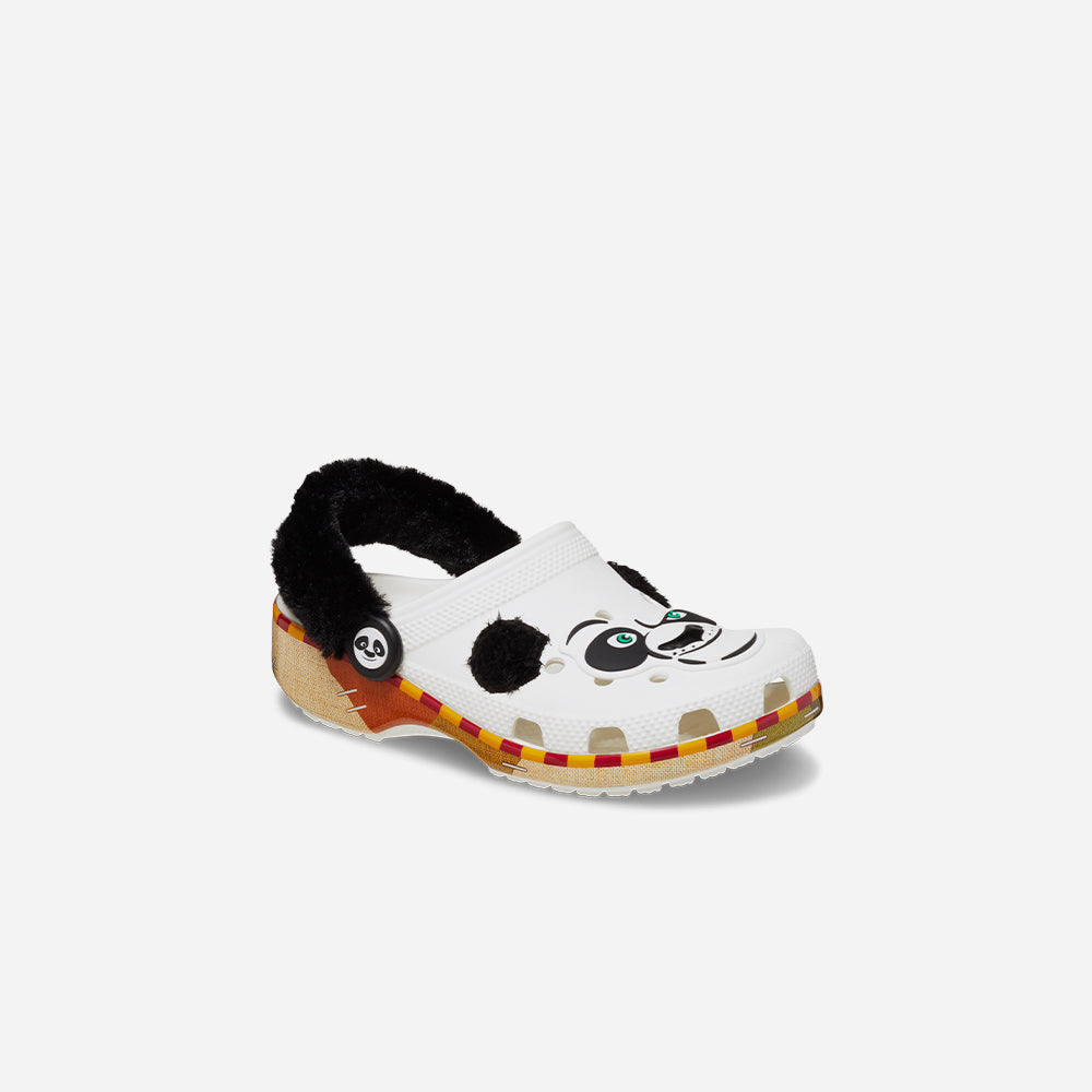Giày Clog Trẻ Em Crocs Classic Kung Fu Panda - Trắng - Supersports Vietnam