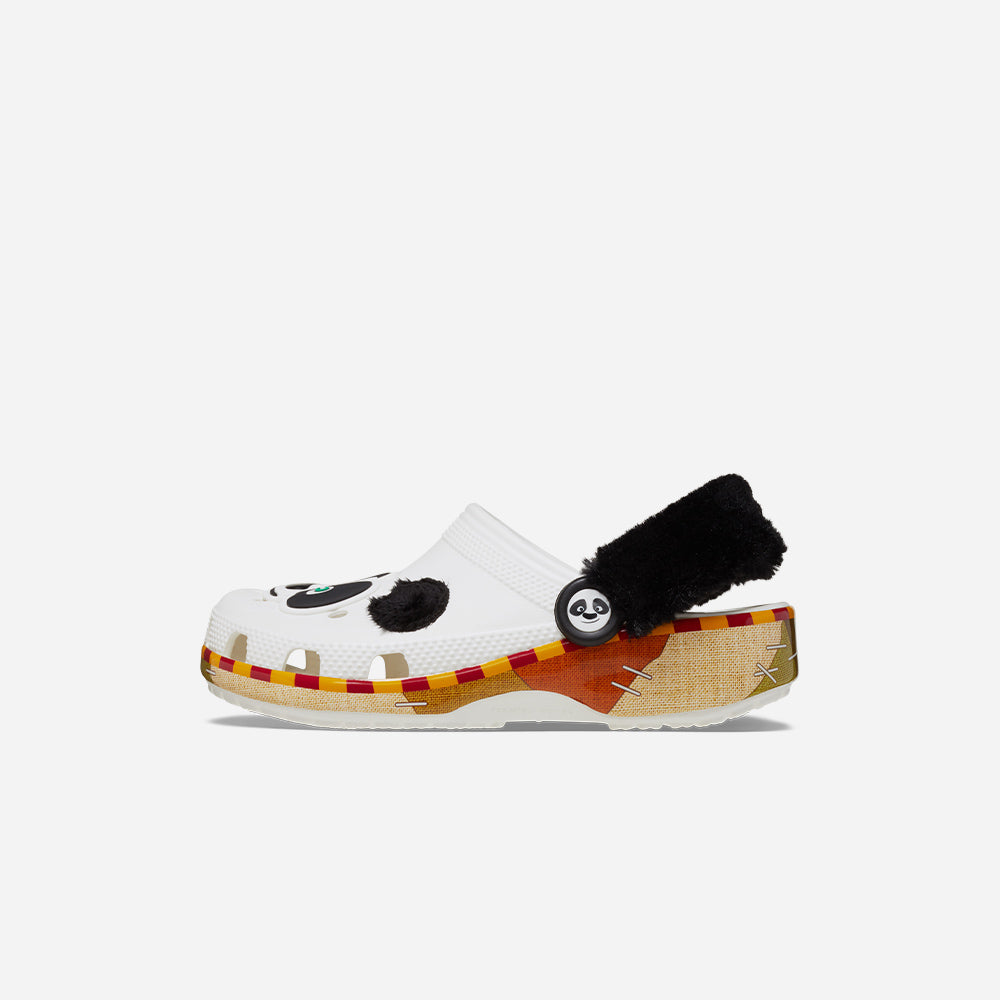 Giày Clog Trẻ Em Crocs Classic Kung Fu Panda - Trắng - Supersports Vietnam