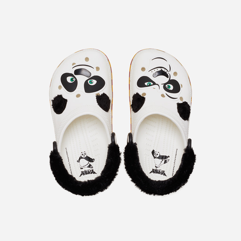 Giày Clog Trẻ Em Crocs Classic Kung Fu Panda - Trắng - Supersports Vietnam