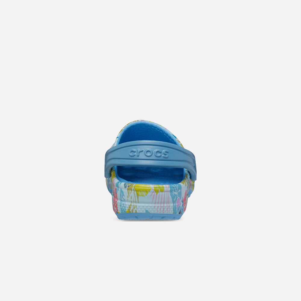 Giày Clog Trẻ Em Crocs Classic Stitch T Oxygen - Xanh Dương - Supersports Vietnam