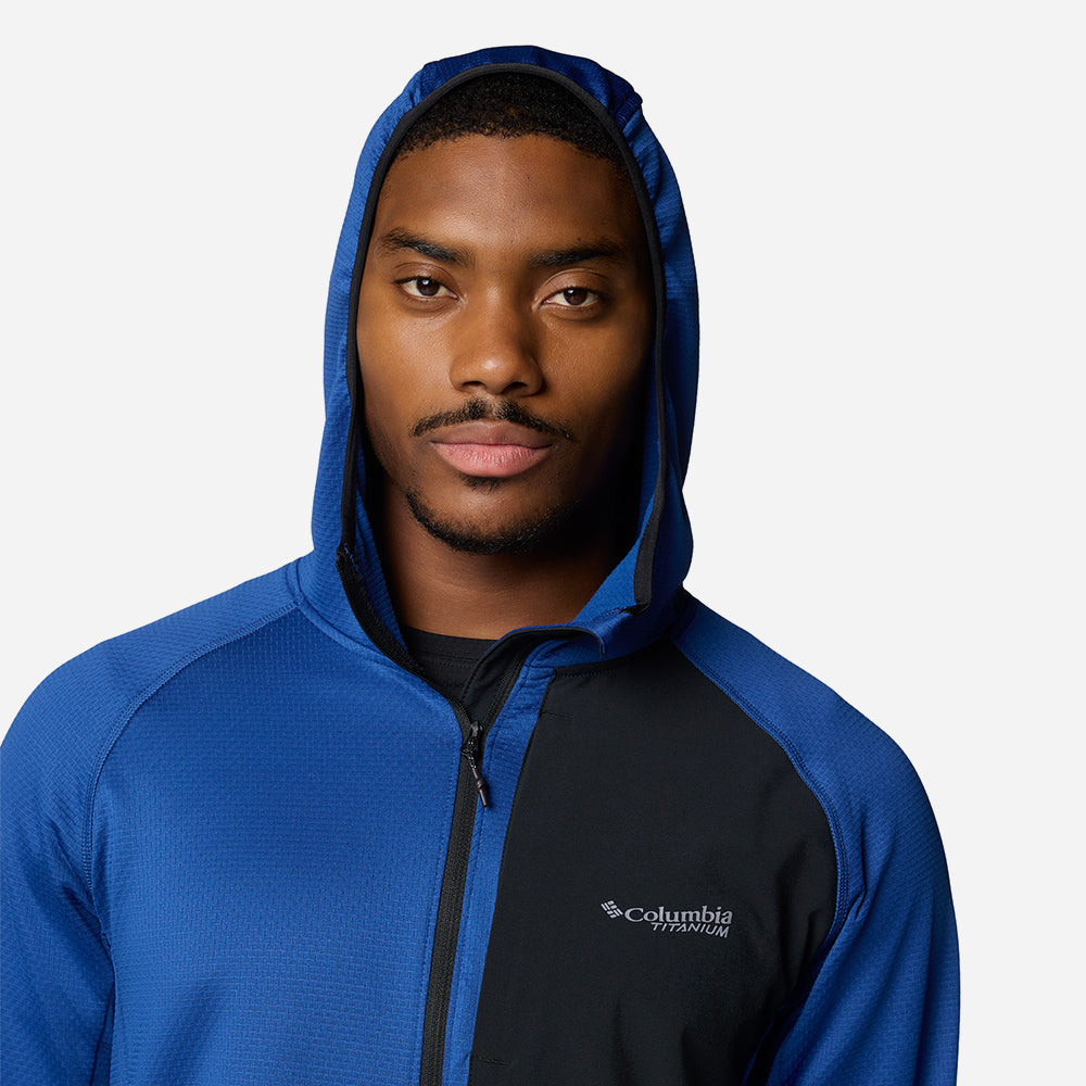 Áo Khoác Nam Columbia Triple Canyon™ Grid Fleece Hooded Fz Ii - Xanh Dương - Supersports Vietnam