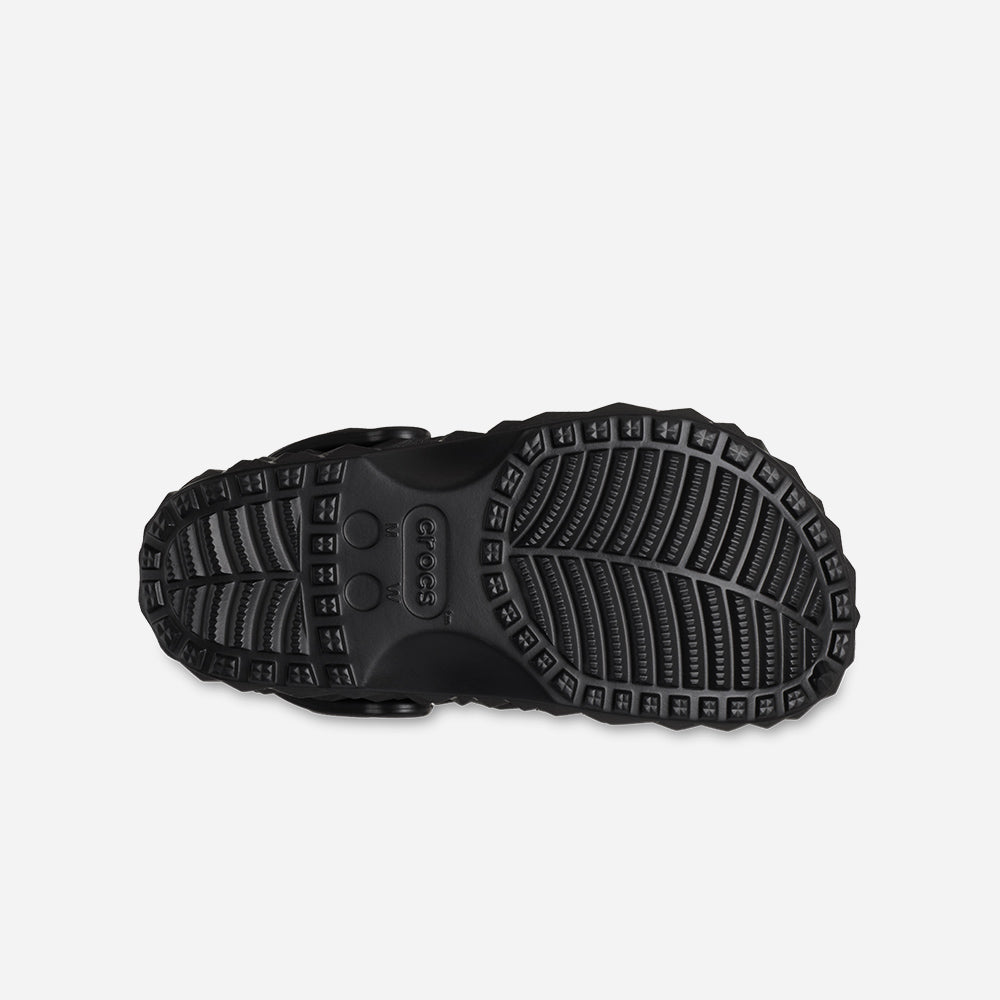 Giày Clog Unisex Crocs Classic Geometric - Đen - Supersports Vietnam