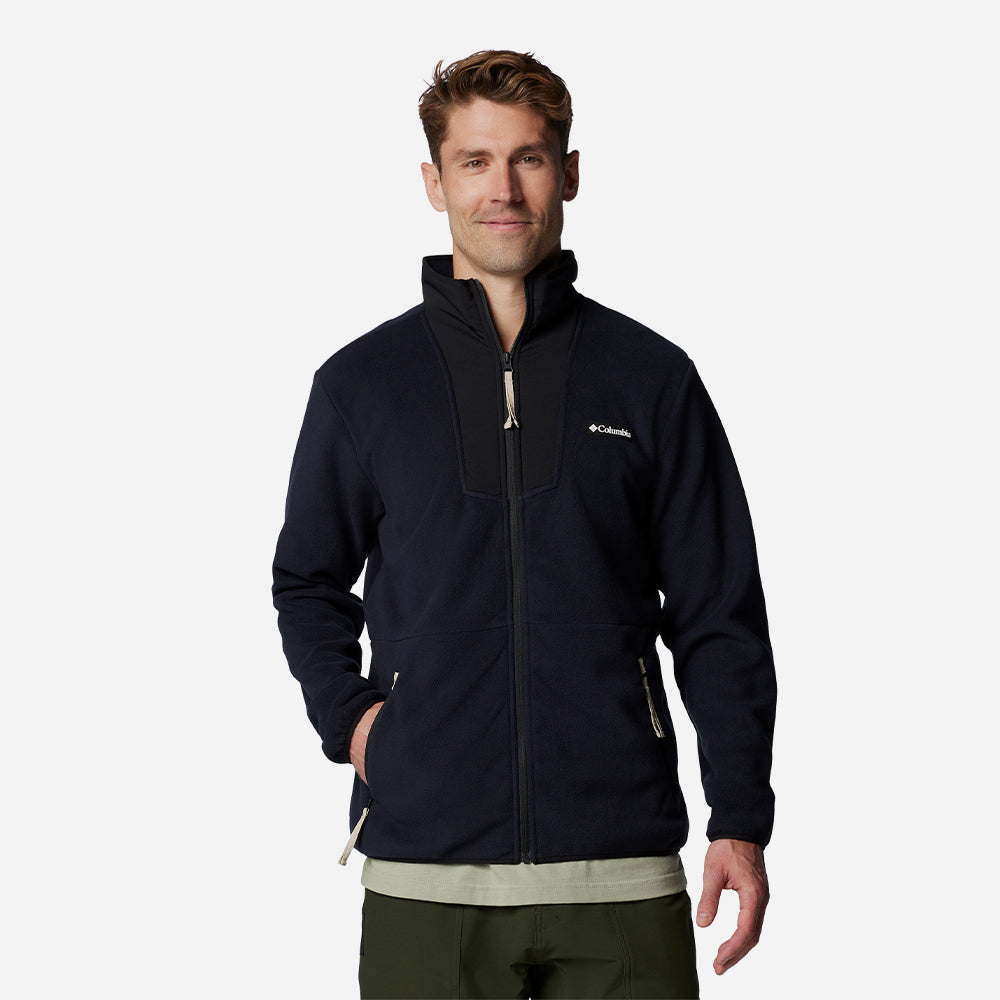 Áo Khoác Nam Columbia Sequoia Grove™ Full Zip Fleece - Đen - Supersports Vietnam