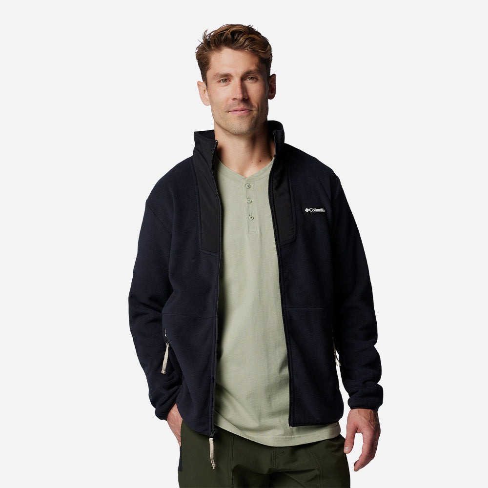 Áo Khoác Nam Columbia Sequoia Grove™ Full Zip Fleece - Đen - Supersports Vietnam