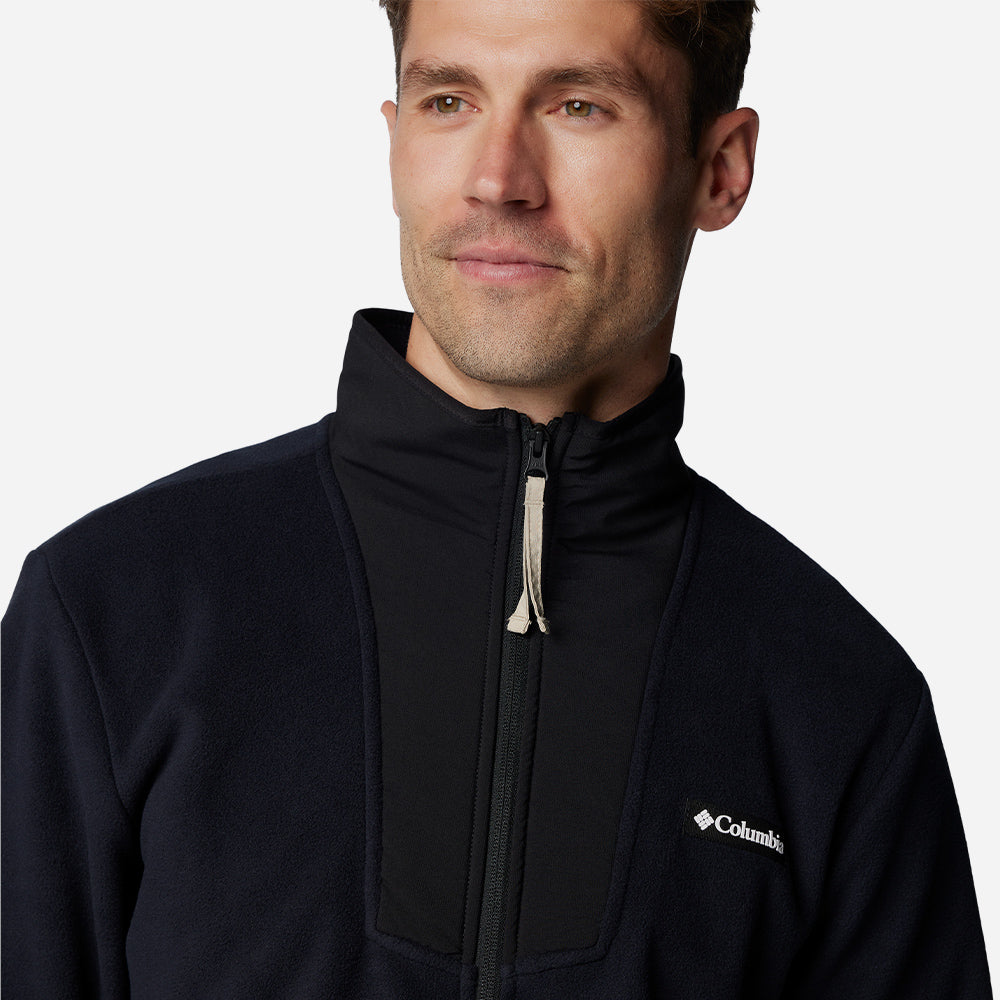 Áo Khoác Nam Columbia Sequoia Grove™ Full Zip Fleece - Đen - Supersports Vietnam