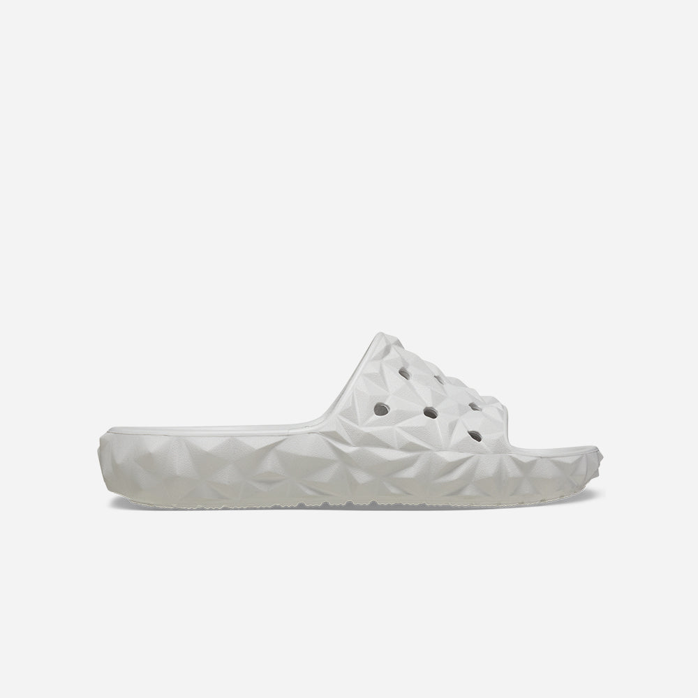 Dép Quai Ngang Unisex Crocs Classic Geometric V2 - Xám - Supersports Vietnam
