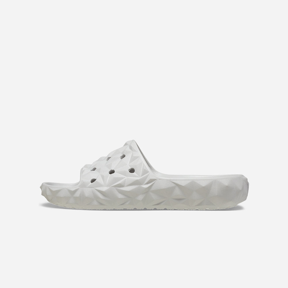 Dép Quai Ngang Unisex Crocs Classic Geometric V2 - Xám - Supersports Vietnam