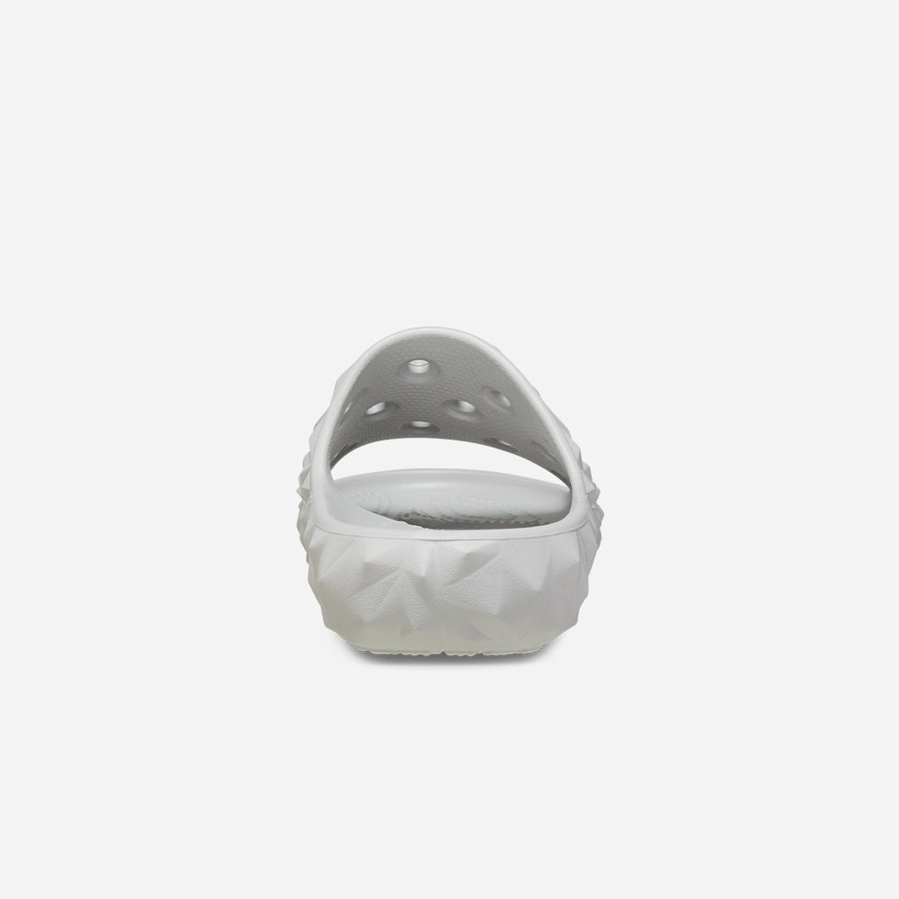 Dép Quai Ngang Unisex Crocs Classic Geometric V2 - Xám - Supersports Vietnam
