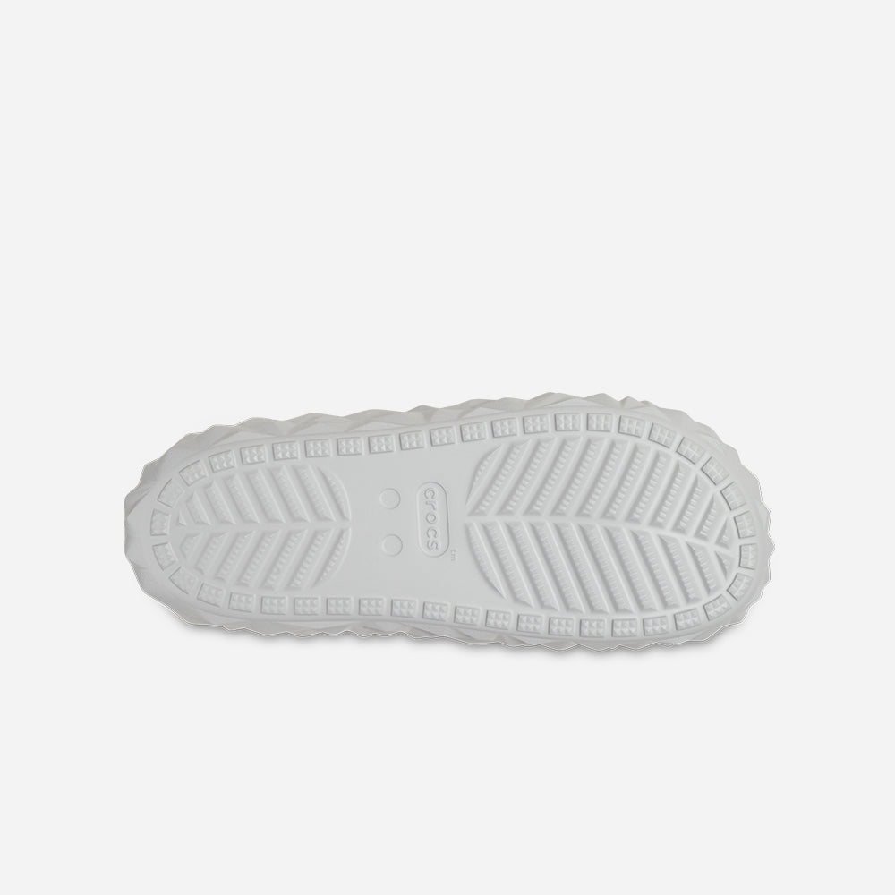 Dép Quai Ngang Unisex Crocs Classic Geometric V2 - Xám - Supersports Vietnam