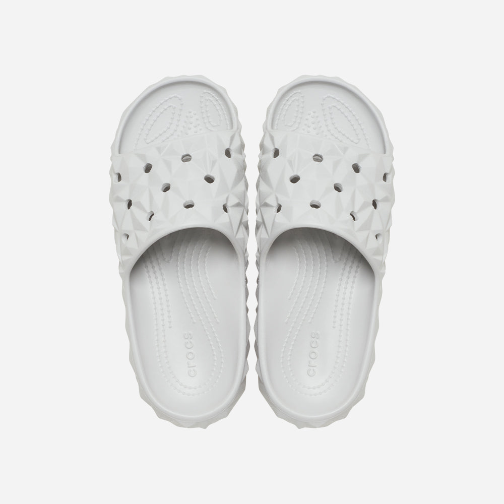 Dép Quai Ngang Unisex Crocs Classic Geometric V2 - Xám - Supersports Vietnam