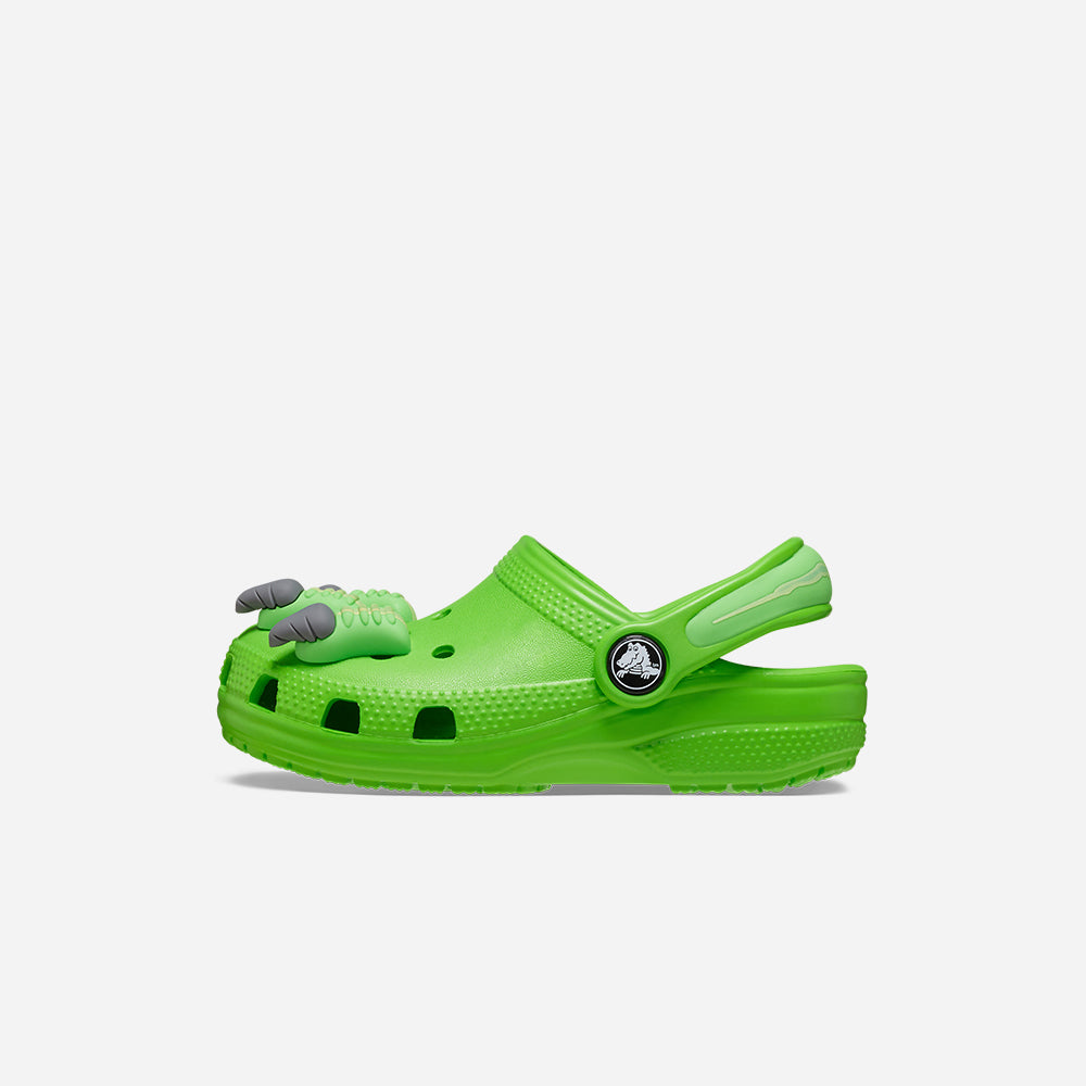 Giày Clog Trẻ Em Crocs Classic I Am Dinosaur - Xanh Lá - Supersports Vietnam