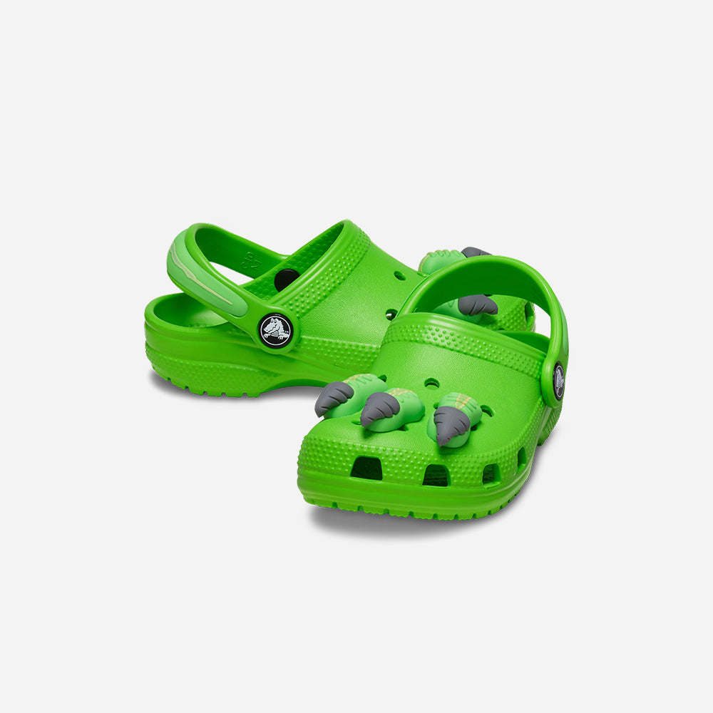 Giày Clog Trẻ Em Crocs Classic I Am Dinosaur - Xanh Lá - Supersports Vietnam