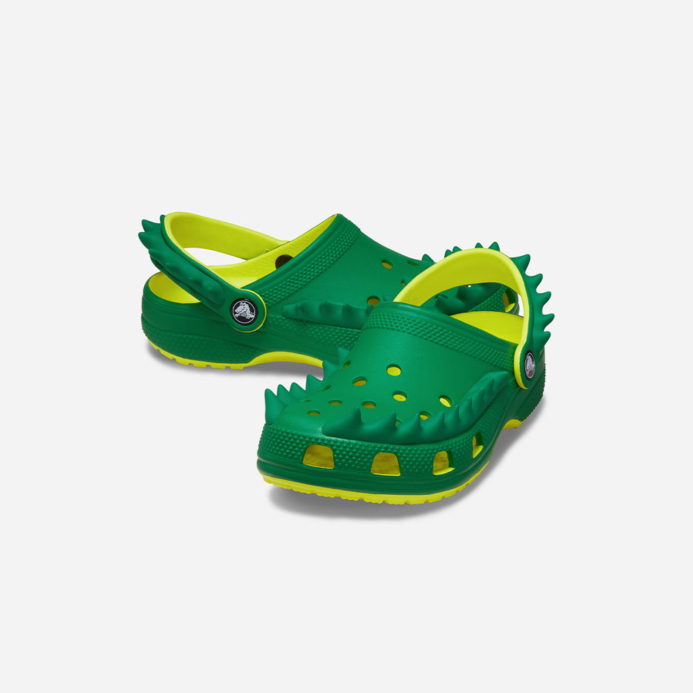 Giày Clog Trẻ Em Crocs Classic Spikes - Xanh Lá - Supersports Vietnam