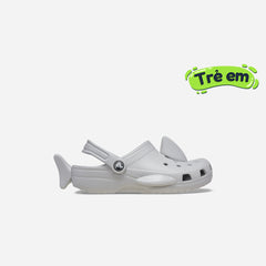 Giày Clog Trẻ Em Crocs Classic Iam Shark - Xám - Supersports Vietnam
